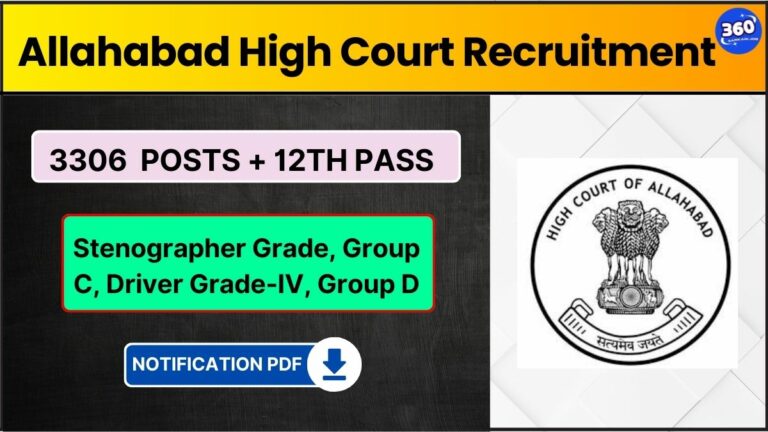 Allahabad High Court Recruitment 2024