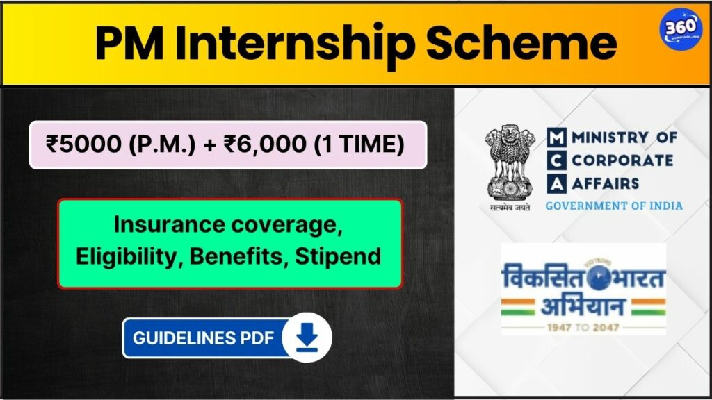 PM Internship Scheme 2024 Registration Online - Download PDF