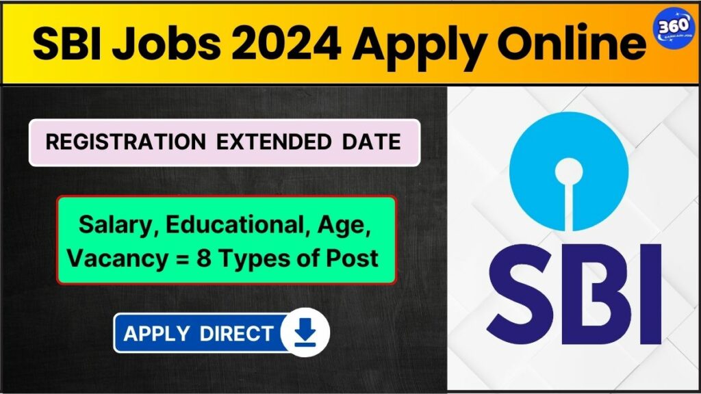 SBI Jobs 2024 Apply Online Vacancy in SBI Recruitment