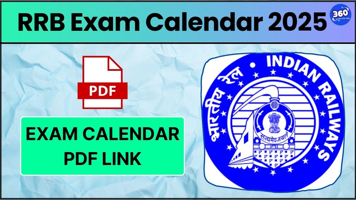 RRB Exam Calendar 2025 Railway Vacancy Notification Sarkari Job 360