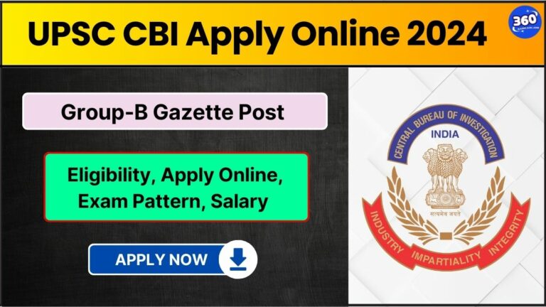 UPSC CBI Apply Online 2024 – Assistant Programmer Recruitment, Exam Pattern