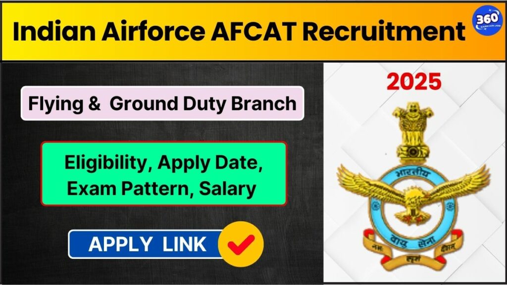 Indian Airforce AFCAT Recruitment